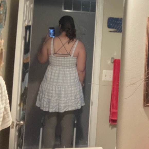 Hollister Light Blue Mini Dress - Picture 8 of 12
